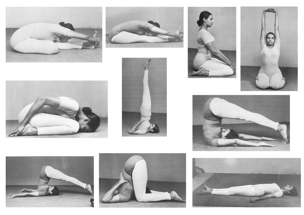 Zusammenstellung_Geeta-Iyengar yoga_yoga for women_Bilder_Credit_ RIYMI Pune